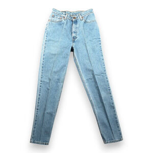 Vintage Levis Jeans Womens 28x31 11 Medium Blue 512 Light Slim Tapered USA 90s